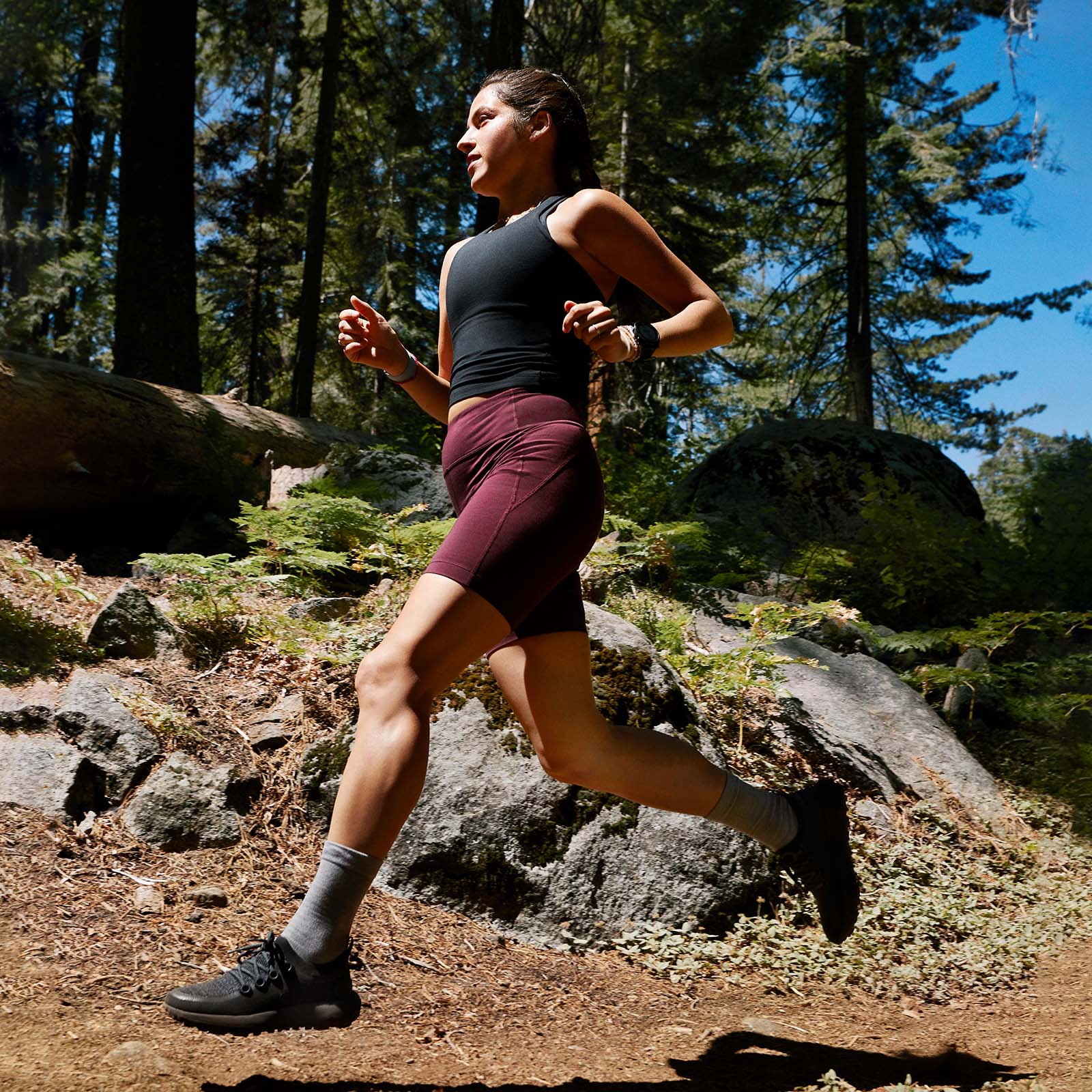 Women's Trail Runner - Medium Grey (Rugged Khaki Sole) - 1 - Image 2
