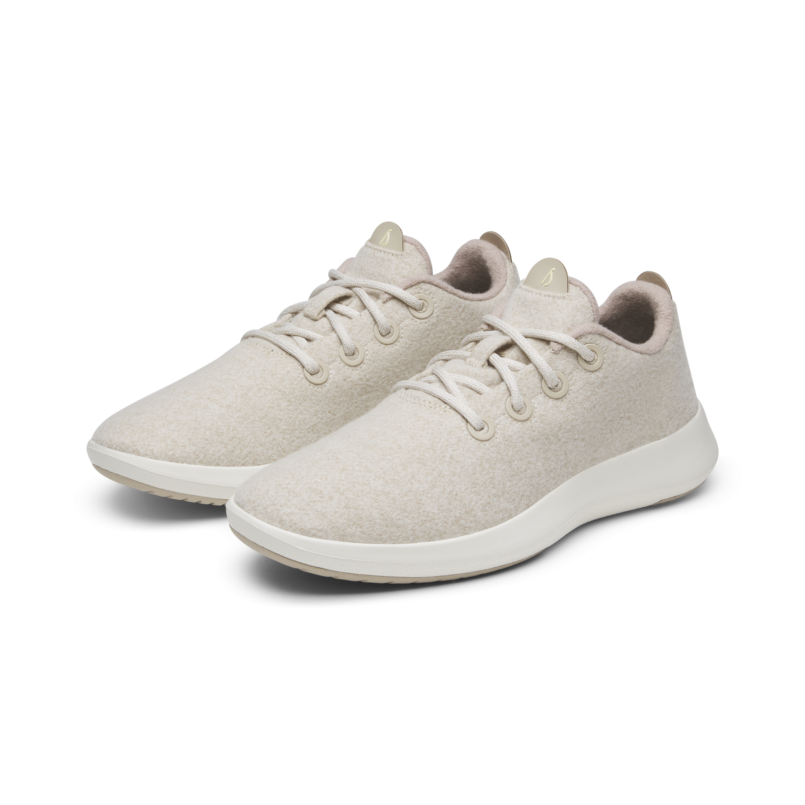 Women's Wool Runner Mizzle - Stony Cream (Natural White Sole) - Image 5