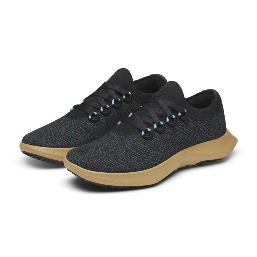 Men's Wool Dasher Mizzle - Natural Black/Chasm Teal (Stony Beige Sole) - Image 5