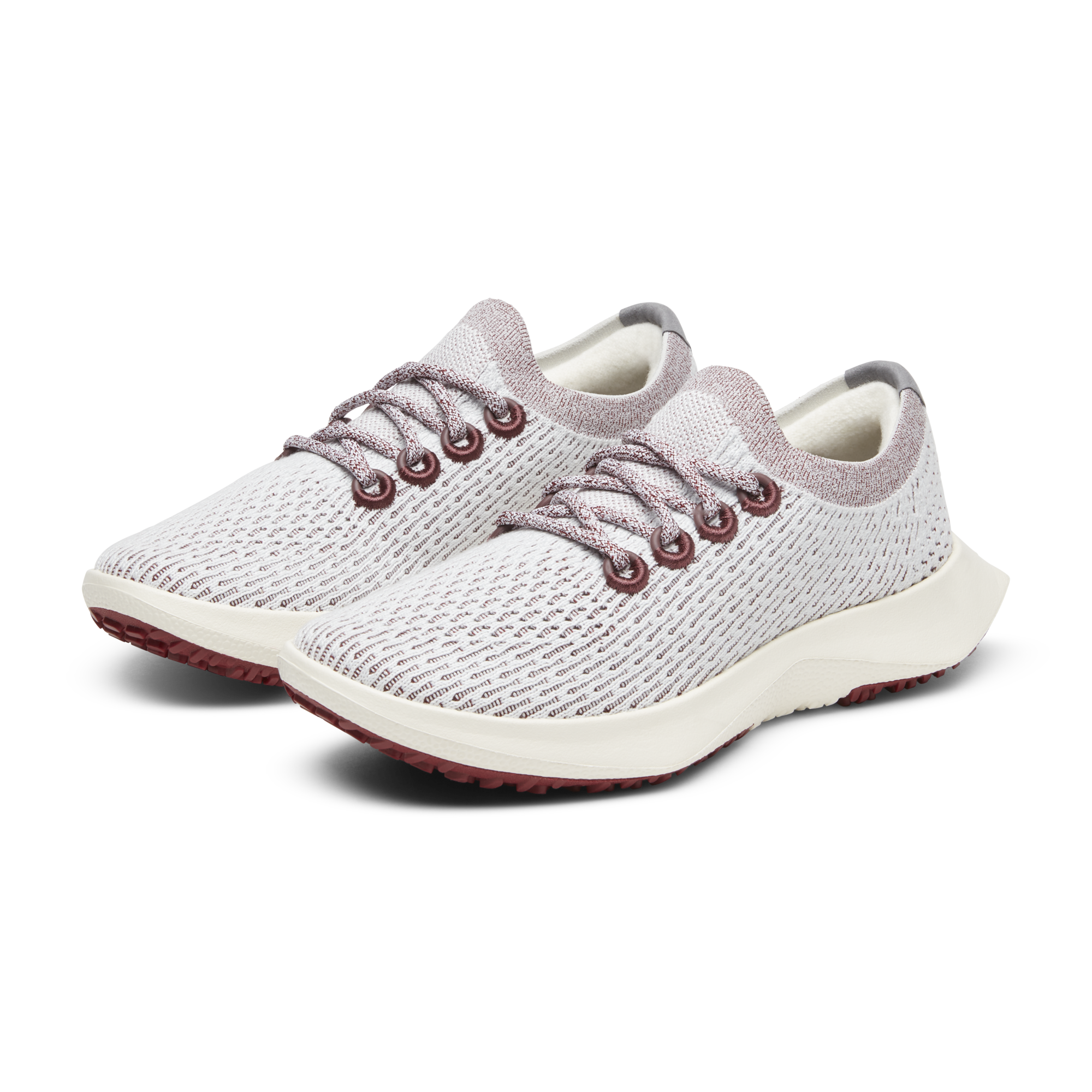 Women's Tree Dasher 2 - Blizzard/Thunder Red (Natural White Sole) - Image 5