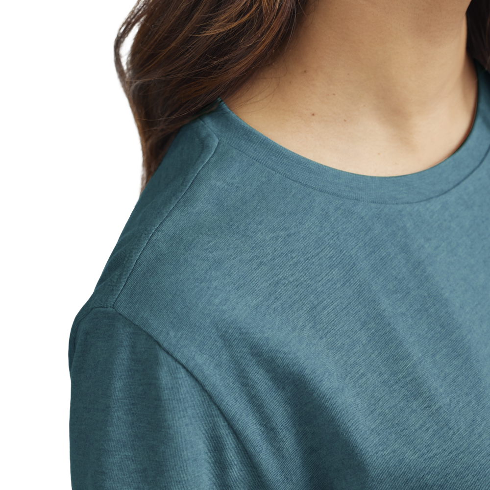 Women's Soft Merino Tee - Chasm Teal - Image 2